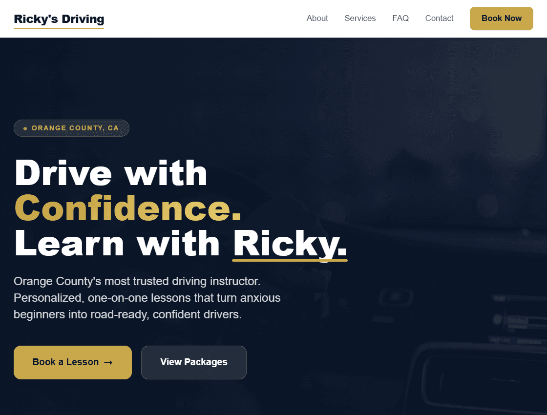 Ricky's Driving School