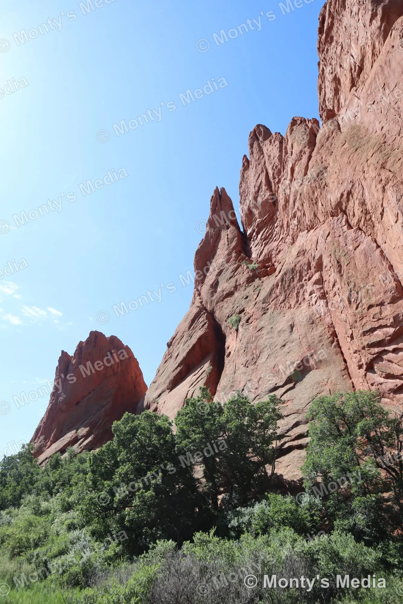 Garden Of The Gods Rock Face