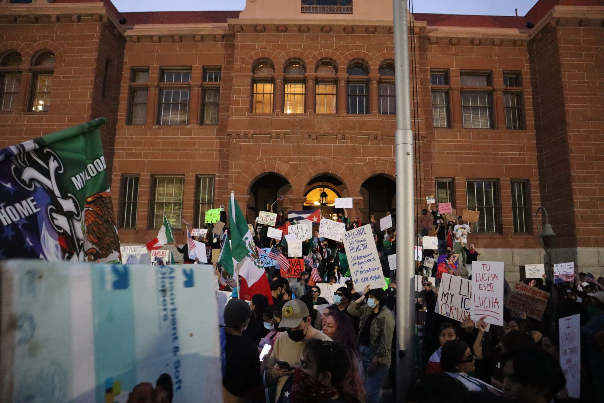 Rally Dusk Crowd