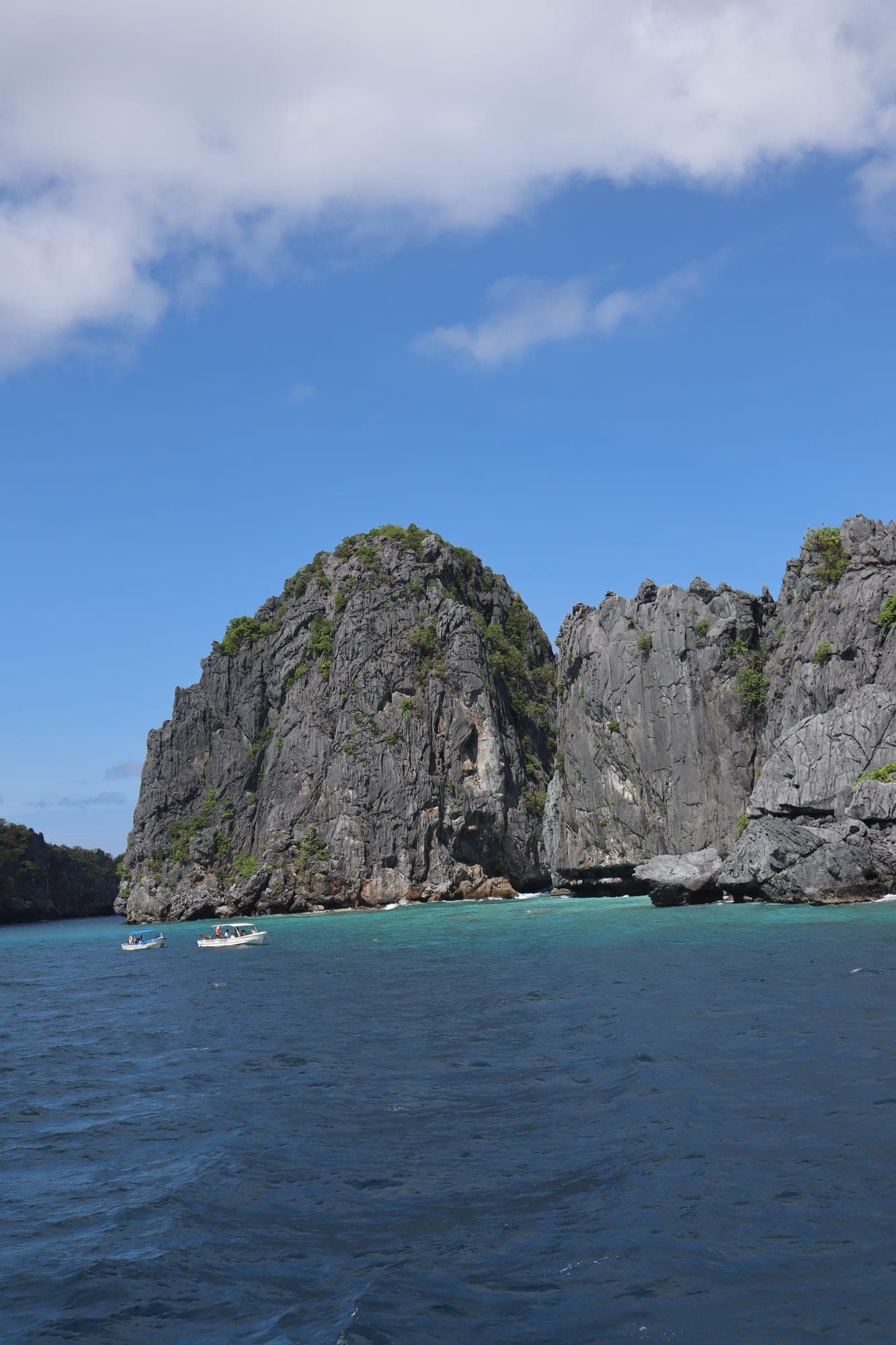 Karst Cliff Lagoon