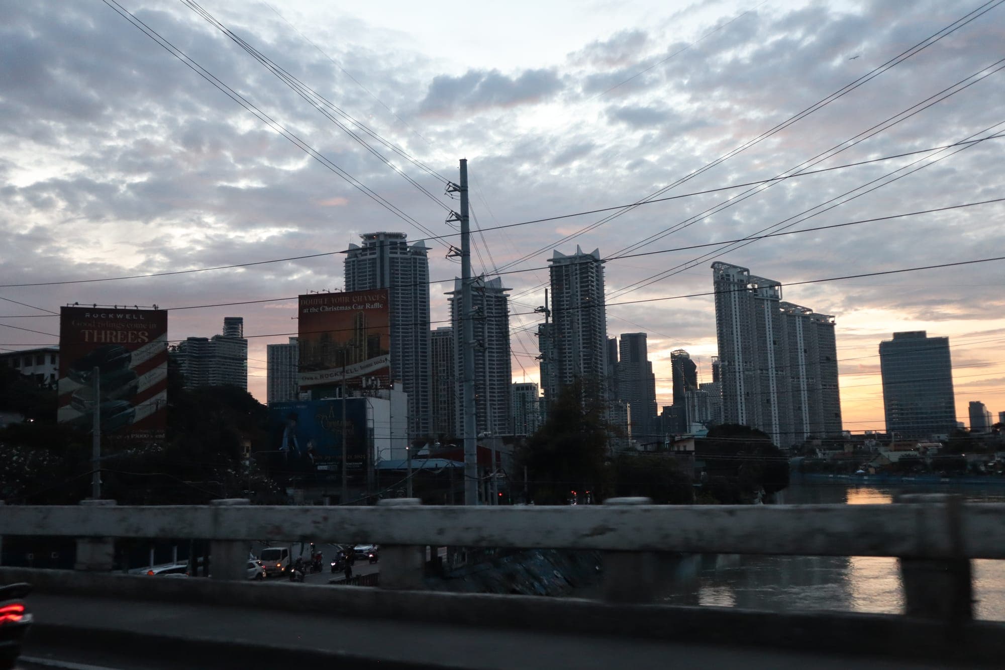 City Skyline Dusk River